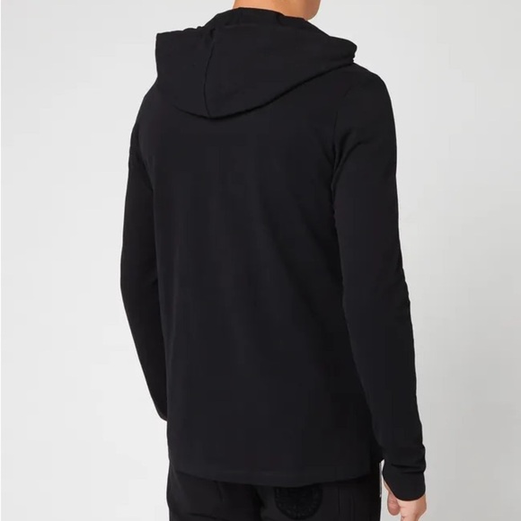 Balmain Men's Lightweight Hoodie - NAVY - Picture 2 of 6